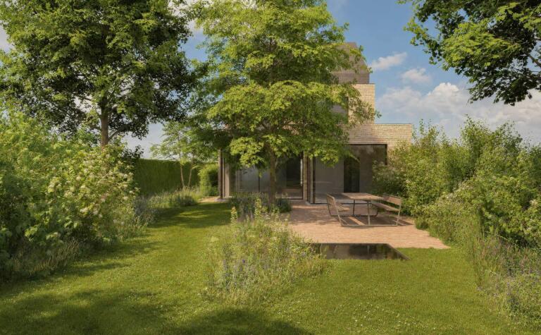 Greenarchitects stefaan willems landschapsarchitect haaltert landschapstuin waterpartij kleiklinkers natuurlijk ontwerp 04