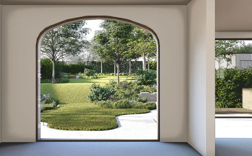 Greenarchitects stefaan willems tuinarchitect laarne wetteren tuinontwerp 3d voorstelling plan tuinplan grondplan 5