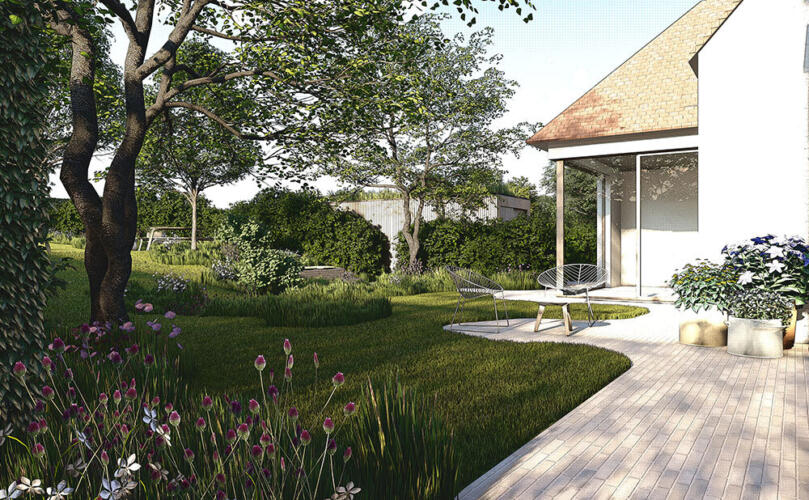 Greenarchitects stefaan willems tuinarchitect laarne wetteren tuinontwerp 3d voorstelling plan tuinplan grondplan 6