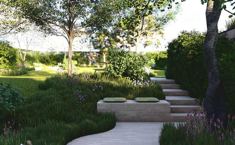 Greenarchitects stefaan willems tuinarchitect laarne wetteren tuinontwerp 3d voorstelling plan tuinplan grondplan 8